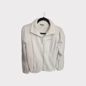Columbia fleece zip up, women's medium
